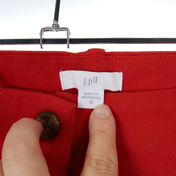 J Jill Bi-Stretch Bootcut Pant in Intense Rust Women's Size 12 NWT - Picture 4 of 7